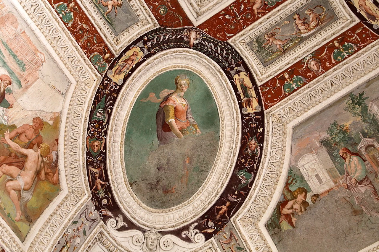 Volta dello scalone del casino di Pio iv - allegoria delle stagioni, estate
